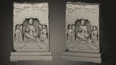 High reliefs and bas-reliefs, historical and religious (GRLFH_0241) 3D model for CNC machine